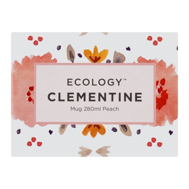 Ecology Clementine Mug, Peach, 300ml, EC63304