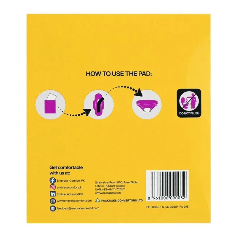 Buy Embrace Sensitive Maxi Extra Long Pads, 8Pack Pakistan