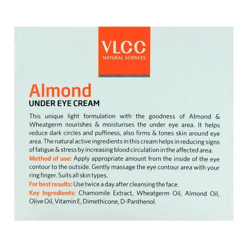 Buy VLCC Natural Sciences Almond Under Eye Cream 15g