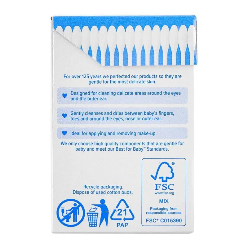Buy Johnson's Baby Cotton Buds, 100Pack Price in Pakistan