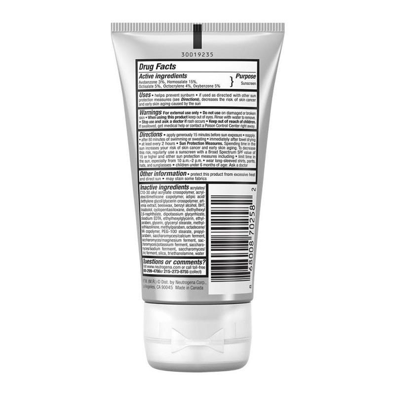 Neutrogena Sport Face Oil-Free Sunscreen Lotion, SPF 70, 73ml