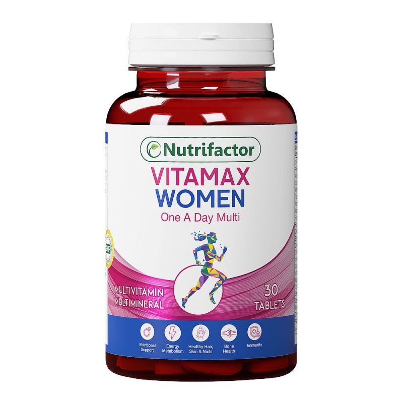 Nutrifactor Vitamax Women One A Day Multivitamin Food Supplement, 30 Tablets