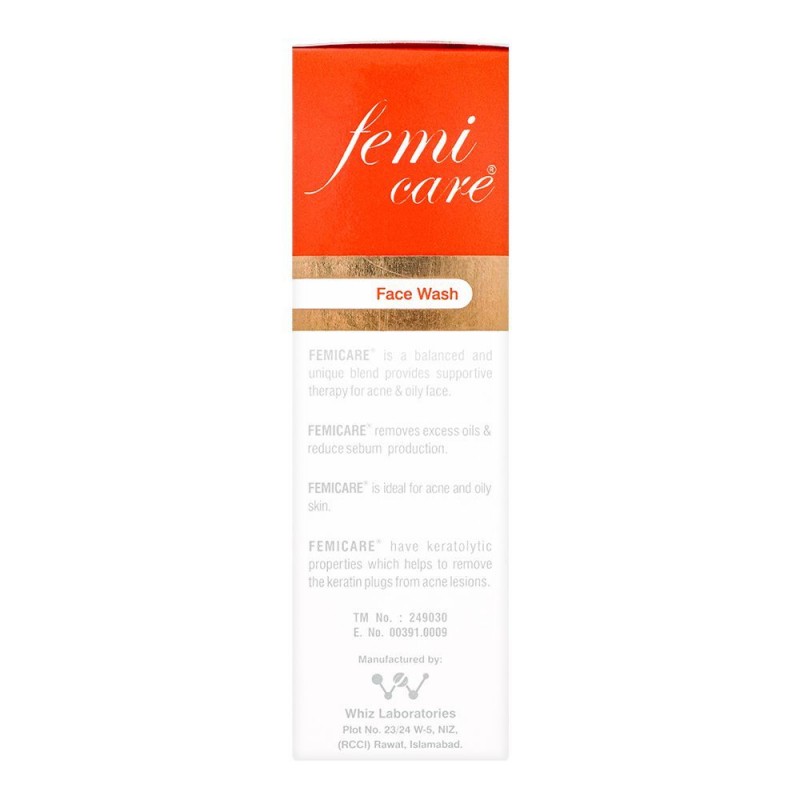 Femicare Face Wash, For All Types Of Acne Prone & Oily Skin, 125ml