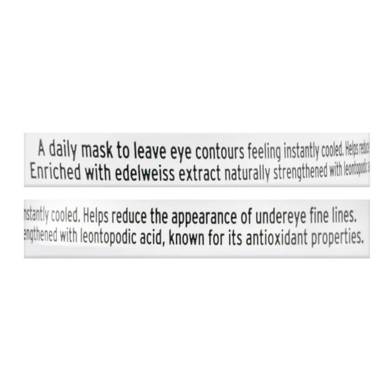 Buy The Body Shop Edelweiss Bouncy Eye Mask, 20ml Shopaholic