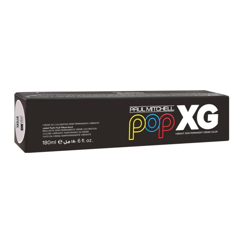 Paul Mitchell Pop XG Vibrant Semi Permanent Cream Color, Steel