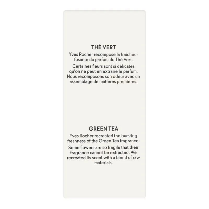 Buy Yves Rocher Eau Fraiche The Vert, Fragrance For Women