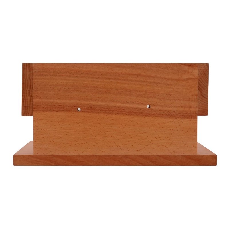 Amwares Beech Wood Wall Tissue Stand Large, 009022