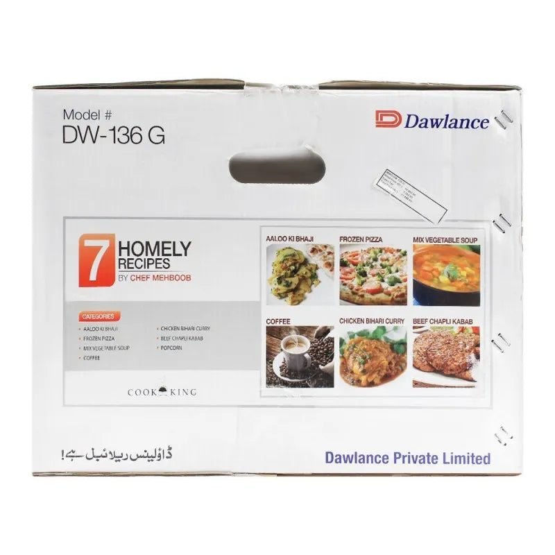 Buy Dawlance Grill Microwave Oven, 36 Liters, DW136 G