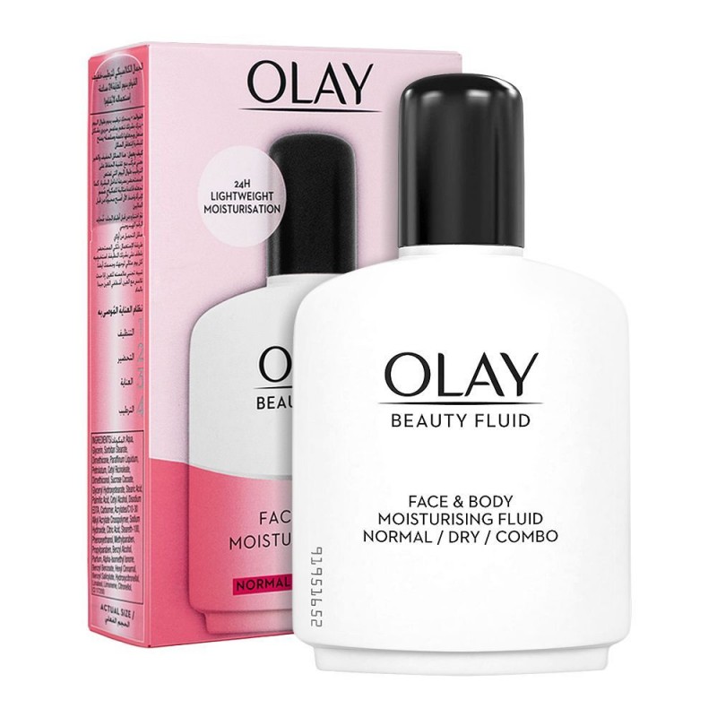 Olay Beauty Fluid Moisturiser Normal Face & Body Fluid, 100ml