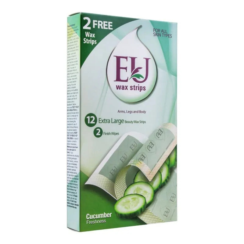 Buy EU Cucumber Wax Strips, Arms, Legs And Body, 10+2 Pack