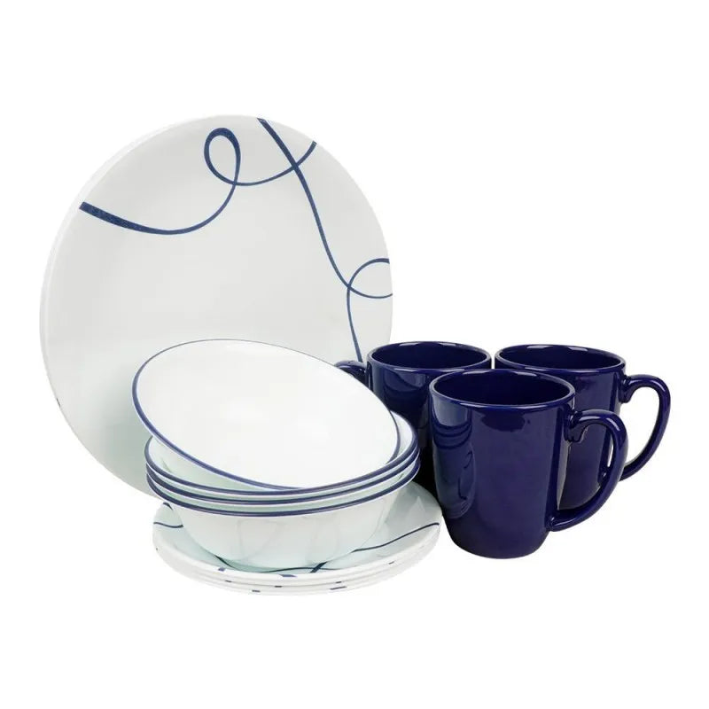 Buy Corelle Classic Dinnerware Set, Lia 16Pack, 16SLIAPH
