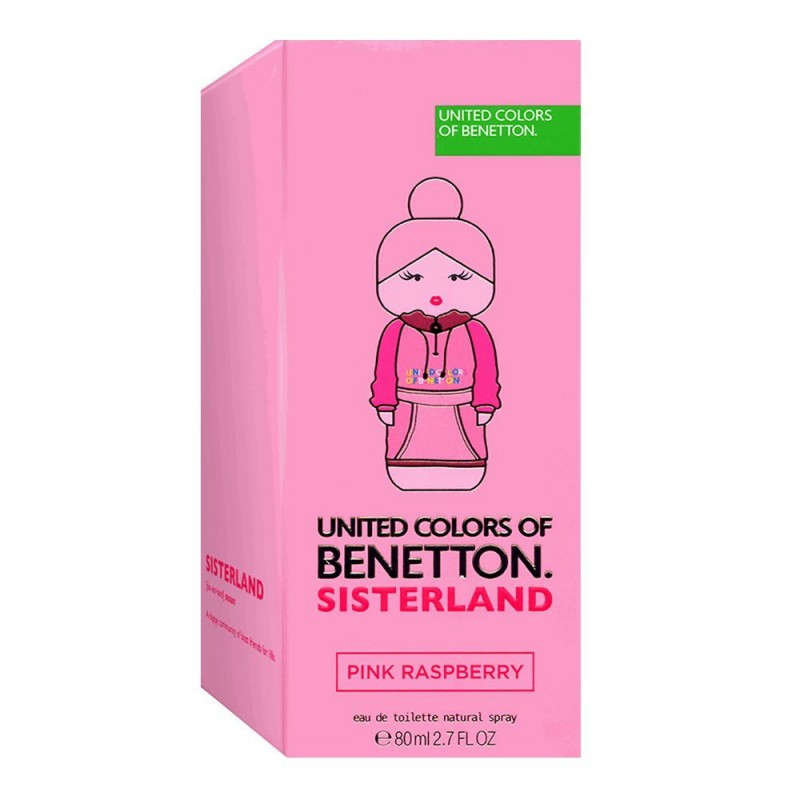 United Colors Of Benetton Sisterland Pink Raspberry EDT, Fragrance For Women, 80ml