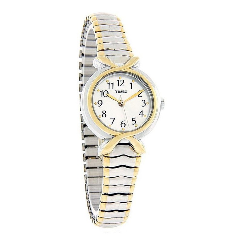 Timex Women's Pleasant Street Two-Tone Stainless Steel Watch, With Expansion Band, T21854