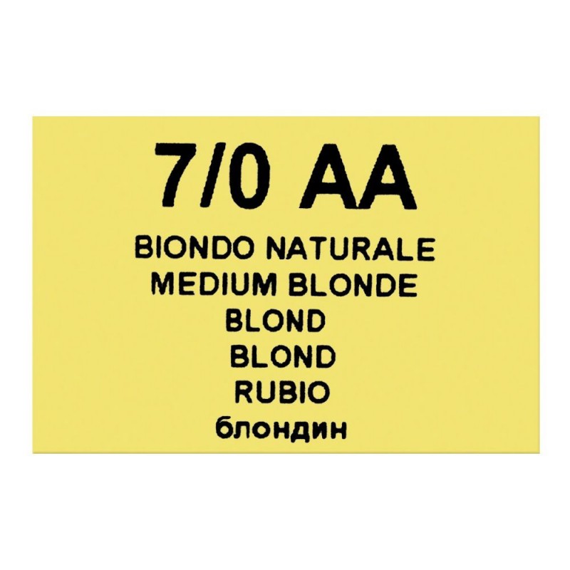 Lisap Milano LK 1:1 Cream Color, 7/0 AA Medium Blonde, 100ml