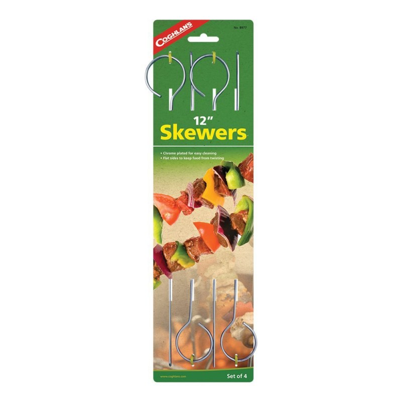 Coghlan's Skewers, 12 Inches Set 4-Pack, 8977