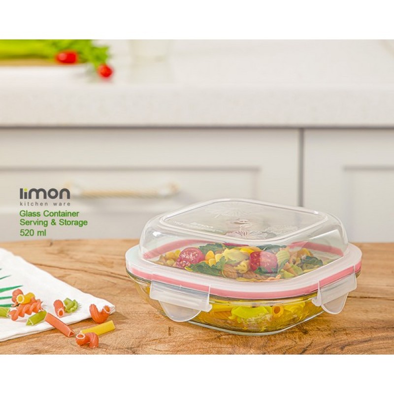 Limon Glass Container 520ML Product Code: 2026