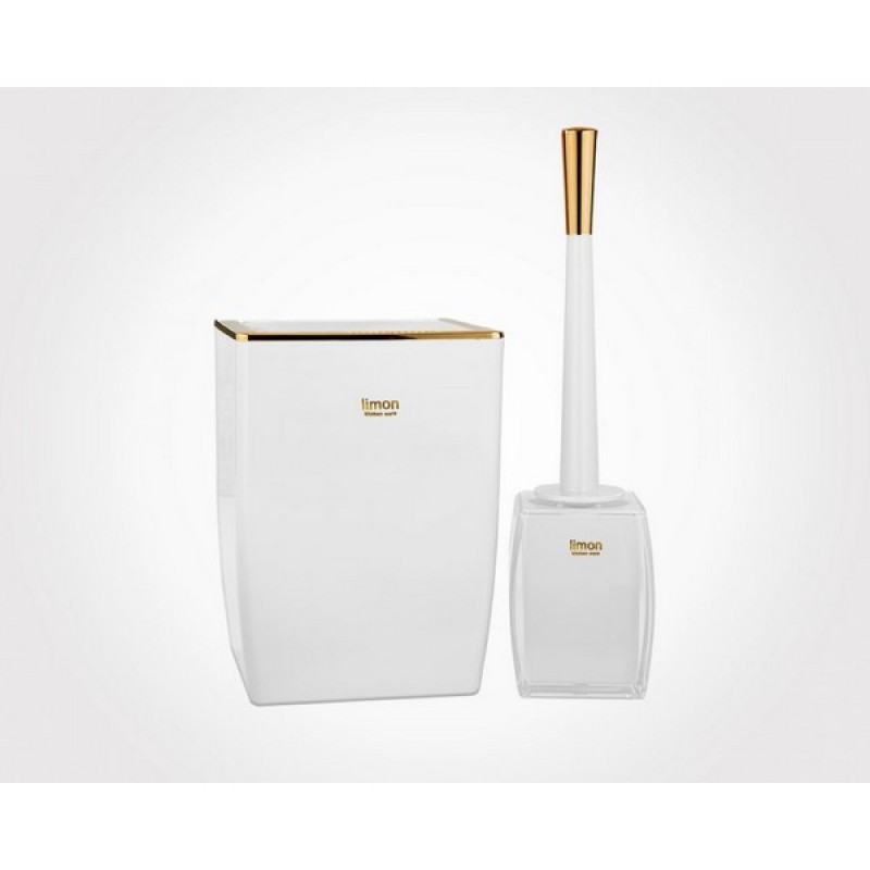 Limon Dustbin With Brush Product Code: 1810