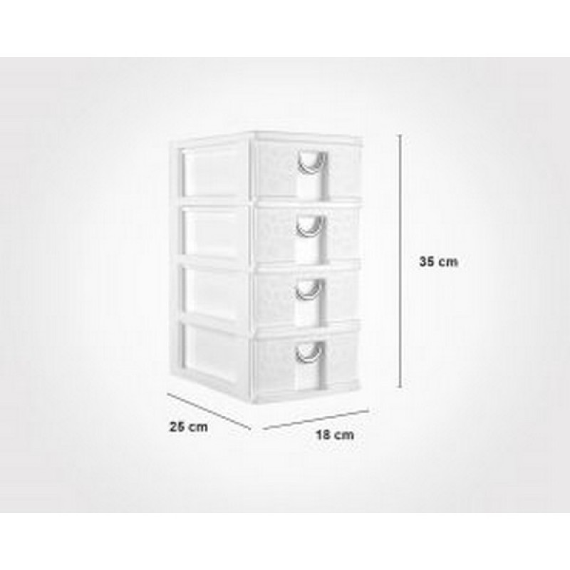 Limon 4 Floor Drawer Large Size Product Code: 1534