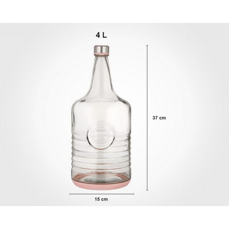 Limon 2 LTR Glass Bottle With Steel Lid Product Code: 2019