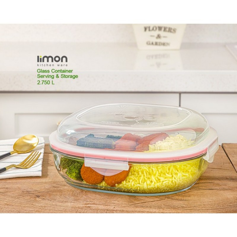 Limon Glass Container 1.250LTR Product Code: 2013