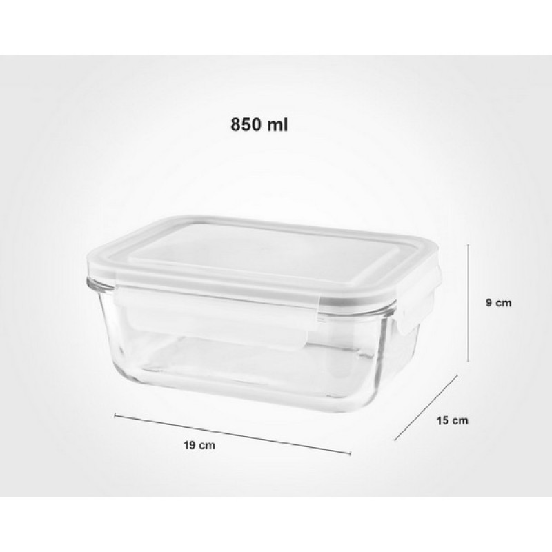 Limon Glass Container 850ML Product Code: 1802